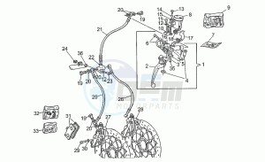 Sport Corsa 1100 drawing Front brake system