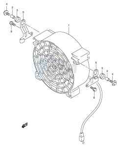 LT-F400 (P24) drawing COOLING FAN