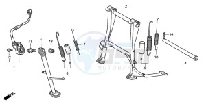 CB500 drawing STAND