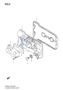 AN650 drawing CYLINDER HEAD COVER