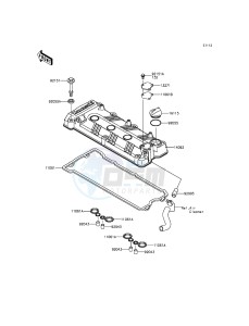 JET_SKI_ULTRA_LX JT1500KDF EU drawing Cylinder Head Cover