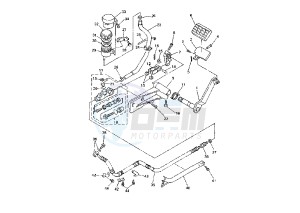 XVZ TF ROYAL STAR VENTURE 1300 drawing REAR MASTER CYLINDER