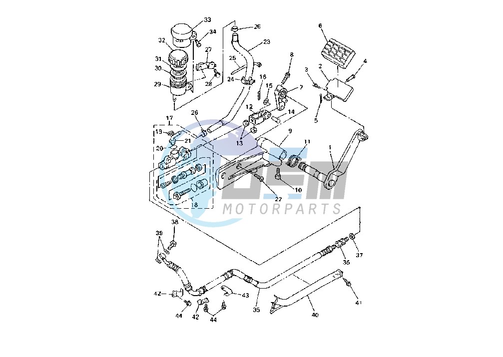 REAR MASTER CYLINDER