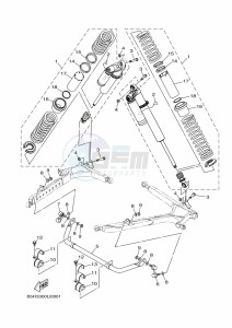 YXZ1000ETS YXZ10YESKS (B5H3) drawing REAR SUSPENSION