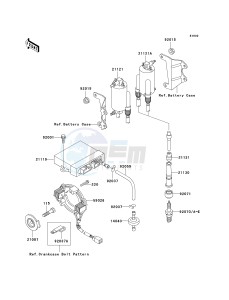 ZG 1200 B [VOYAGER XII] (B15-B17) [VOYAGER XII] drawing IGNITION SYSTEM