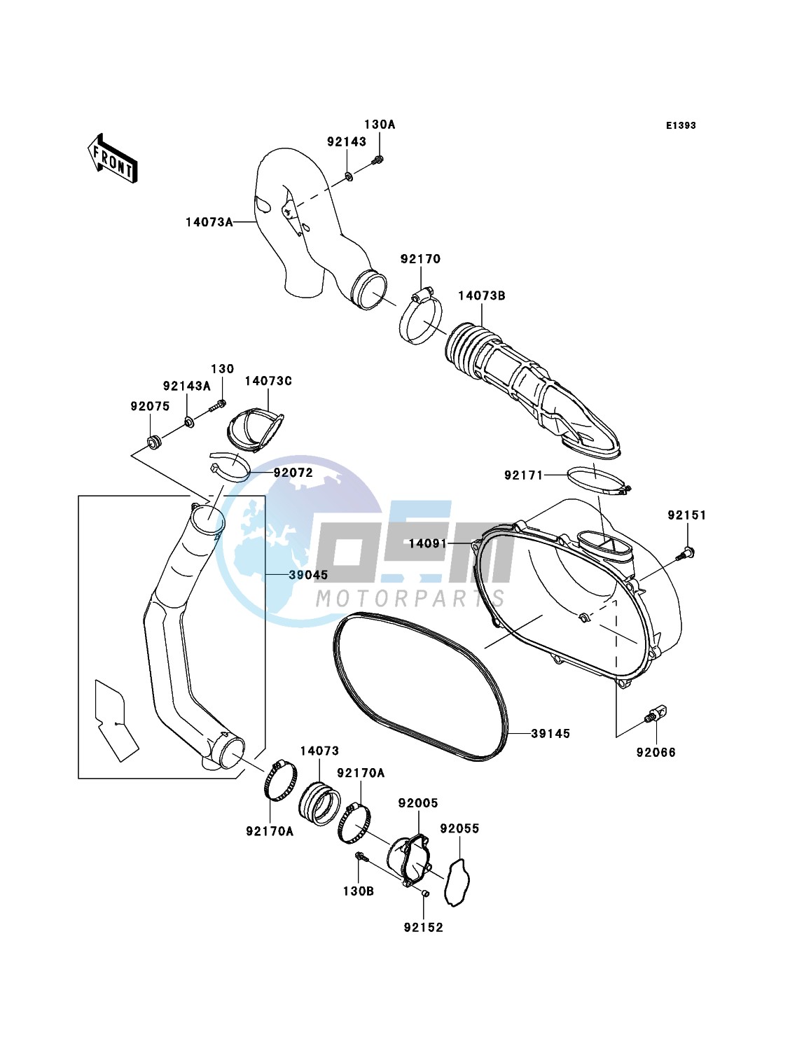 Converter Cover/Drive Belt