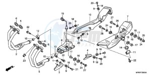 CB1000RC drawing EXHAUST MUFFLER