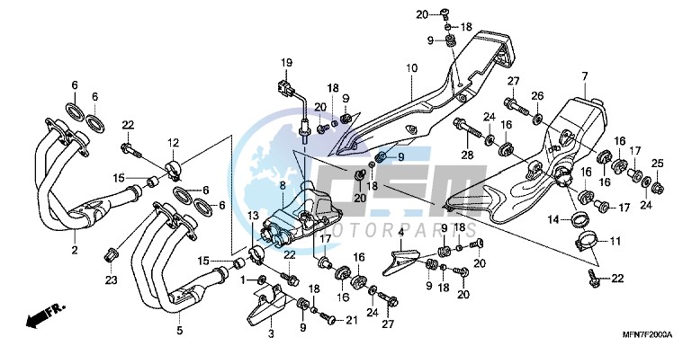 EXHAUST MUFFLER