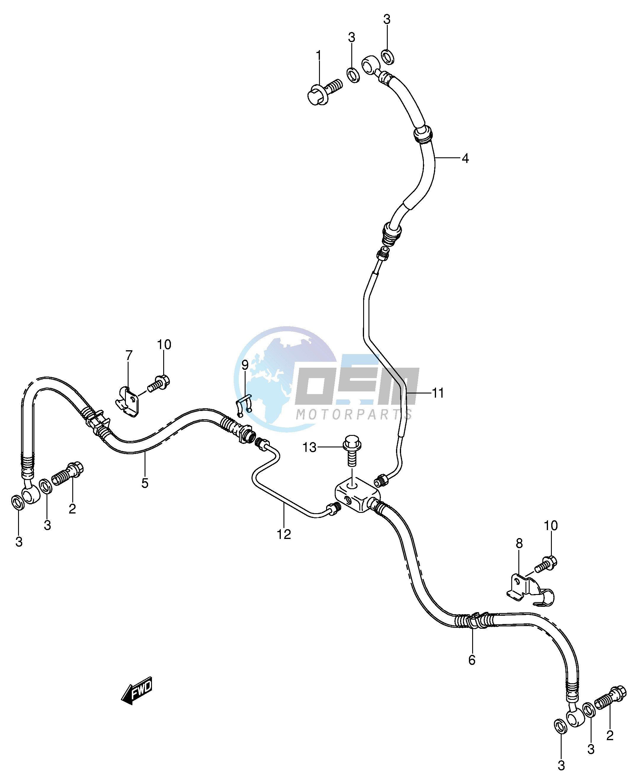 FRONT BRAKE HOSE