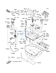 KVF650_4X4 KVF650FCF EU drawing Fuel Tank