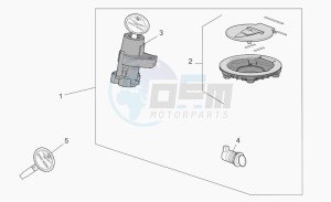 Griso V 850 IE IE drawing Lock hardware kit