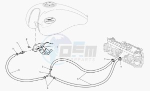 California 1100 Vintage Classic-Touring drawing Fuel supply