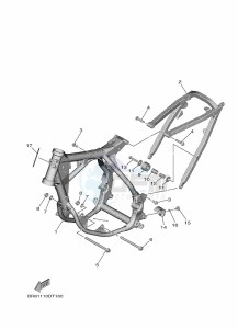 YZ65 (BR86) drawing FRAME