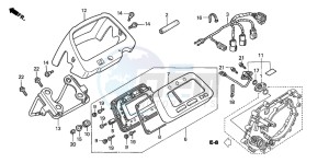 TRX350TE FOURTRAX 350 ES drawing METER (TRX350TM-A,2A/FM-A,2A)