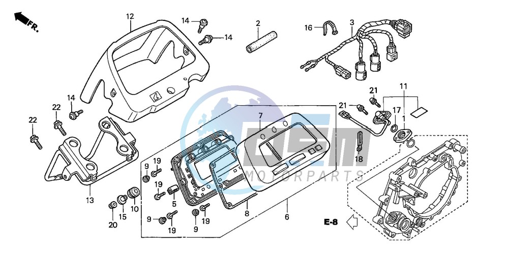 METER (TRX350TM-A,2A/FM-A,2A)