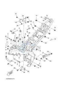 YZF-R125 R125 (5D7W 5D7W 5D7W 5D7W) drawing FRAME