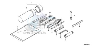 TRX420FPMD TRX420 Europe Direct - (ED) drawing TOOLS