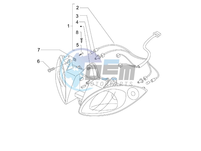 Head lamp - Turn signal lamps