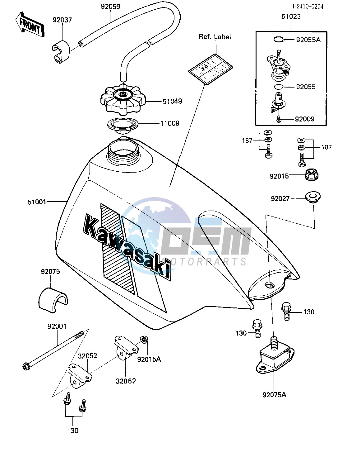 FUEL TANK -- 84 A2- -