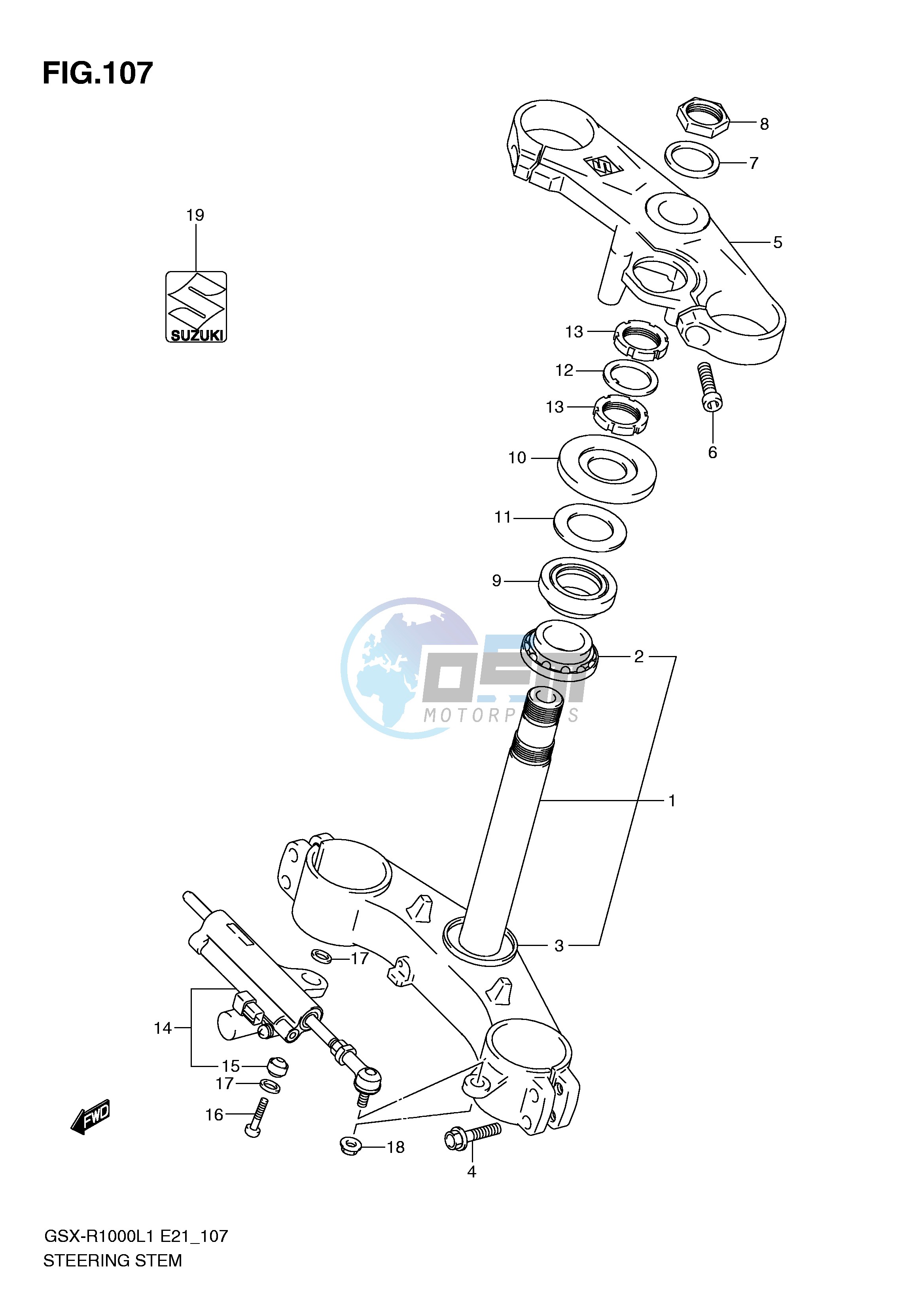 STEERING STEM