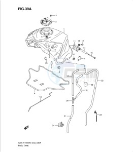 GSX-R1000 drawing FUEL TANK (MODEL L0)