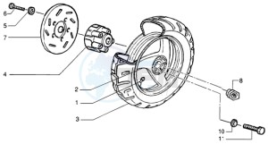 NRG 50 MC3 DD drawing Rear Wheel