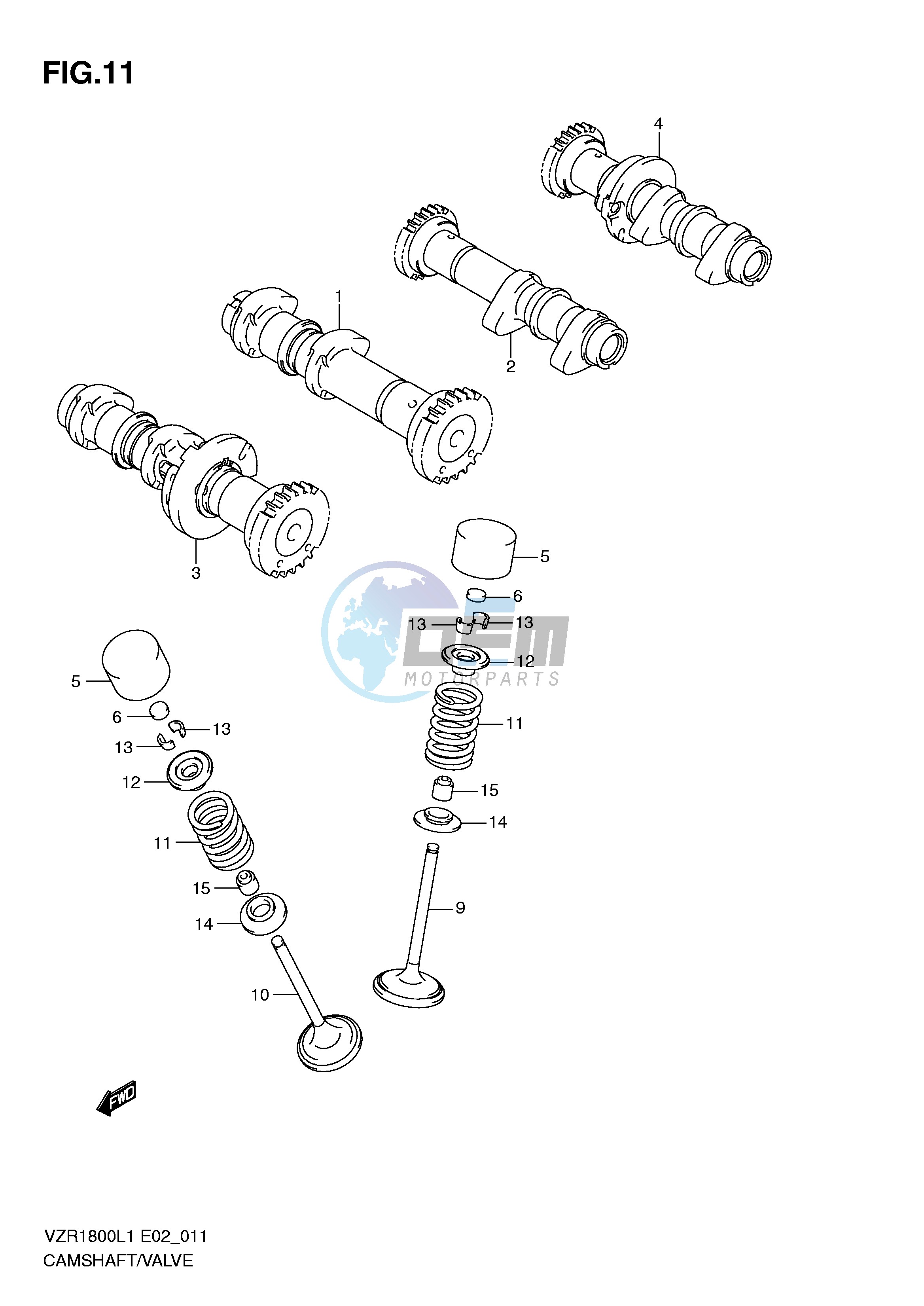 CAMSHAFT - VALVE