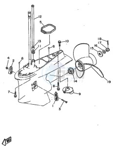 250A drawing PROPELLER-HOUSING-AND-TRANSMISSION