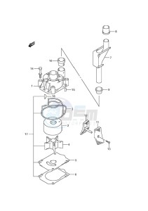 DF 150 drawing Water Pump