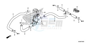 VFR1200XLE CrossTourer - VFR1200X 2ED - (2ED) drawing AIR INJECTION CONTROL VALVE