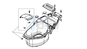 BOULEVARD - 125 CC 4T EU3 drawing CASE HELMET