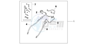 XL1000V9 Ireland - (EK) drawing PANNIER STAY SET