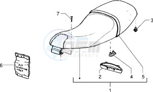 Skipper 125 my98 drawing Saddle