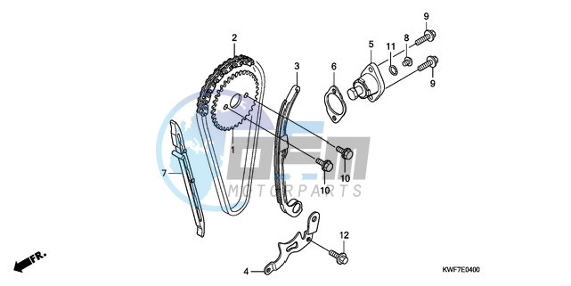 CAM CHAIN/TENSIONER