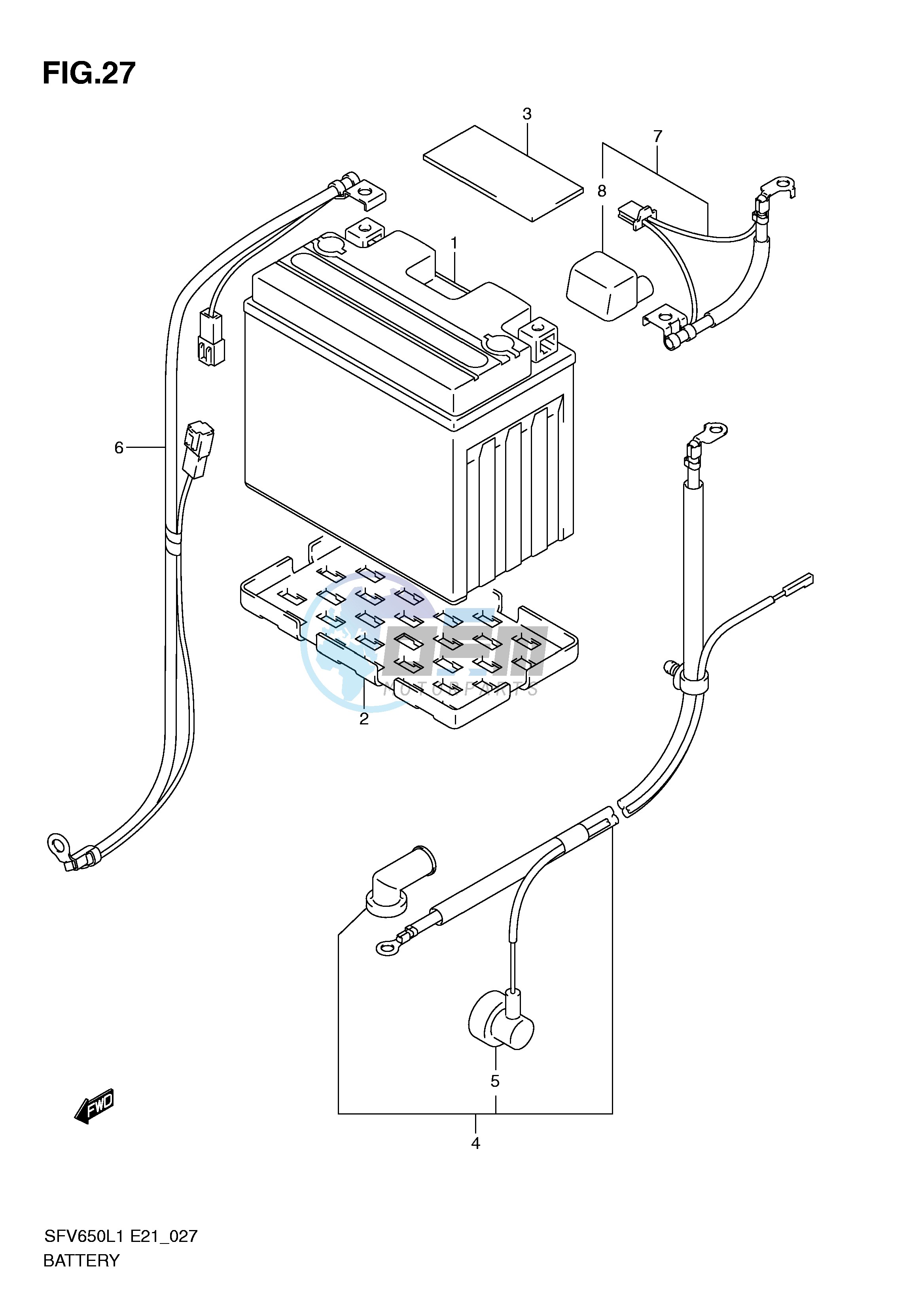 BATTERY (SFV650AL1 E21)