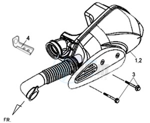 JET 4 R50 NAKED drawing AIRFILTER