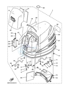 F115AETX drawing FAIRING-UPPER