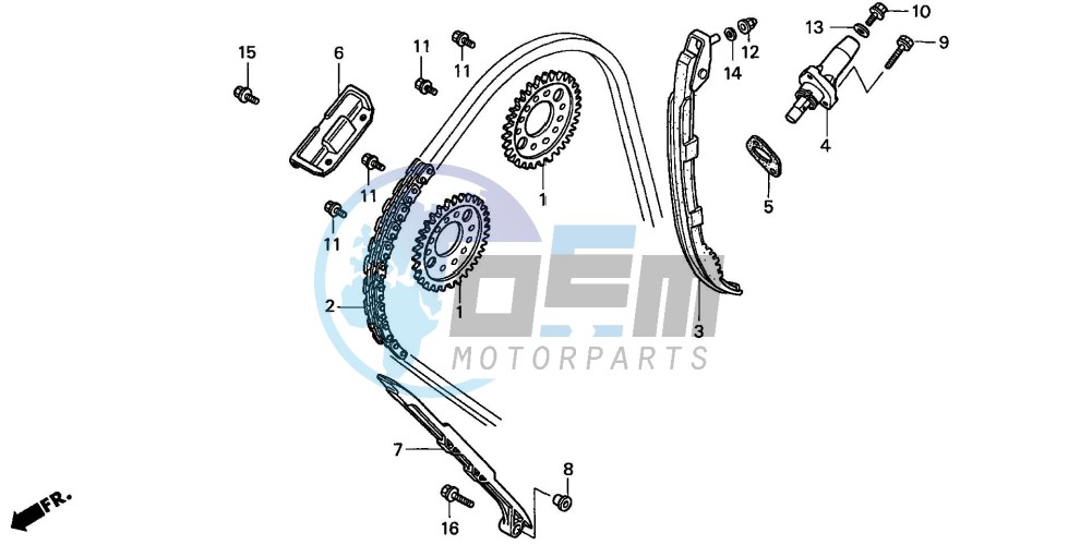 CAM CHAIN/TENSIONER