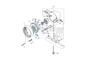 XVS DRAG STAR 650 drawing HEADLIGHT MY01