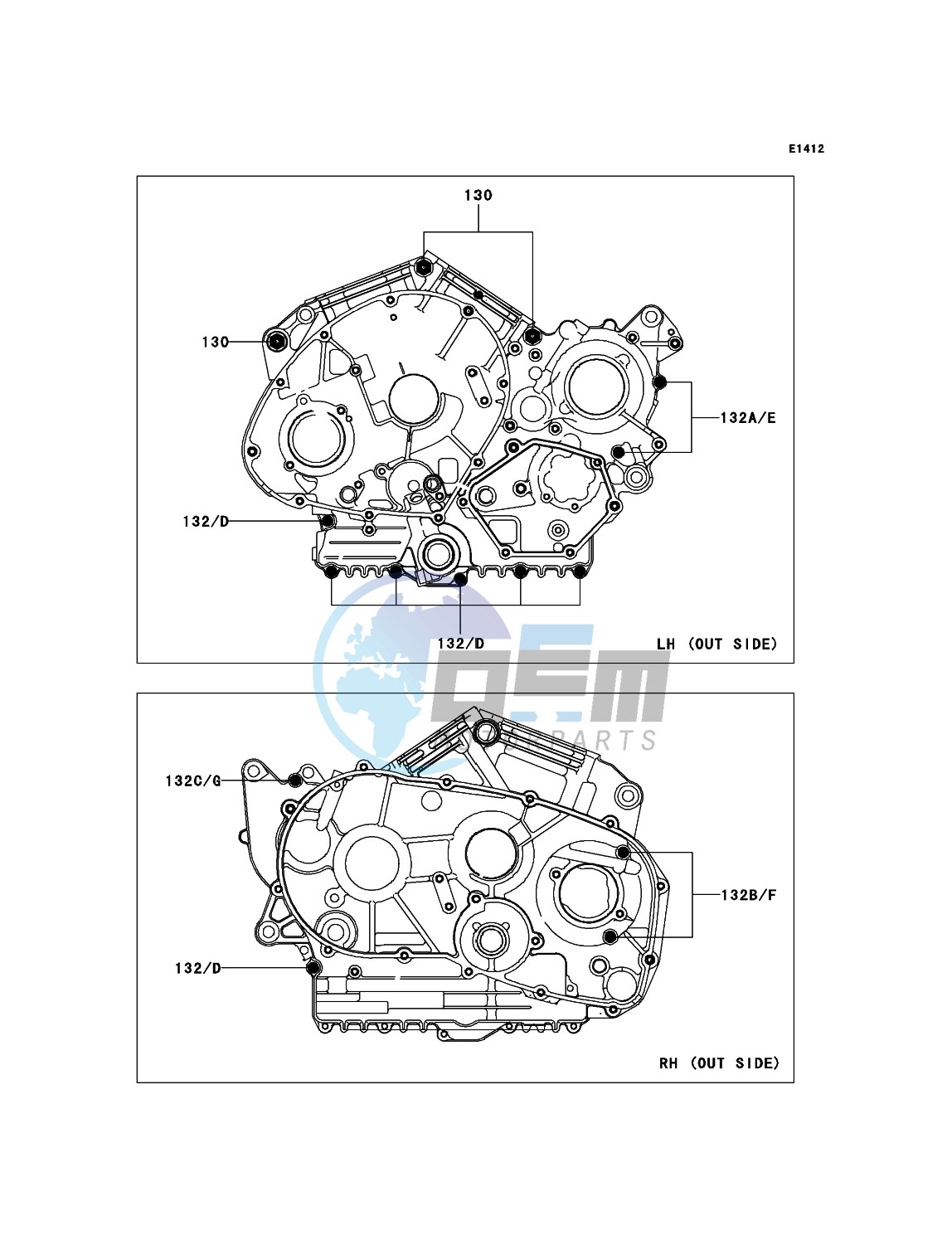 Crankcase Bolt Pattern