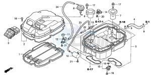 VFR800 drawing AIR CLEANER