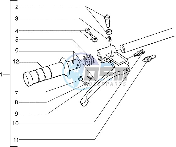 Handlebars component parts