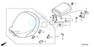 VT750CA9 Europe Direct - (ED / MME) drawing SEAT