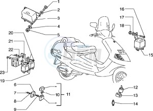 Hexagon 125 EXS1T 125cc drawing Electrical devices