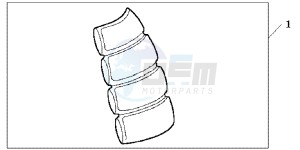 CBF1000FAC drawing TANK PAD 2