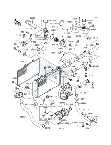 ZX 600 E [NINJA ZX-6] (E4-E6) [NINJA ZX-6] drawing RADIATOR