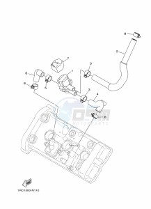 MT-09 MTN850-A (BS2T) drawing AIR INDUCTION SYSTEM