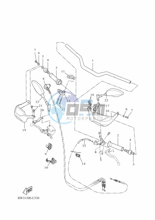 STEERING HANDLE & CABLE