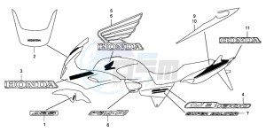 CB1300 CB1300SUPER FOUR drawing MARK (CB1300S/SA)