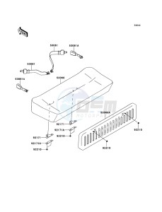 MULE_600 KAF400BDF EU drawing Seat